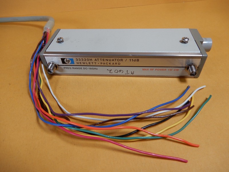 Hewlett Packard 33320H Attenuator with Cable Used Working gallery