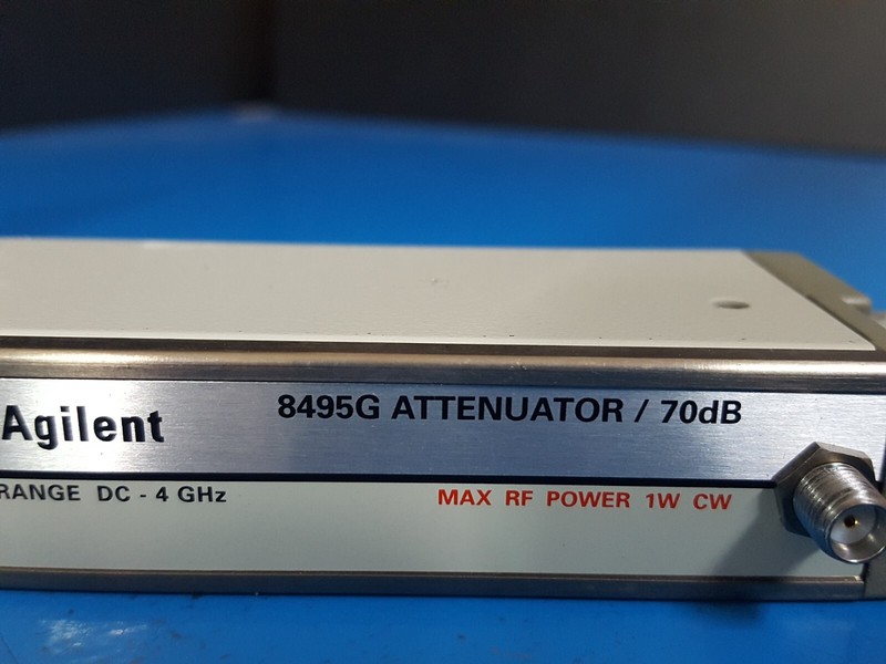 Agilent 8495G: Program Step Attenuator DC-4Ghz 70 dB (Opt. 002 011) - 0460 gallery