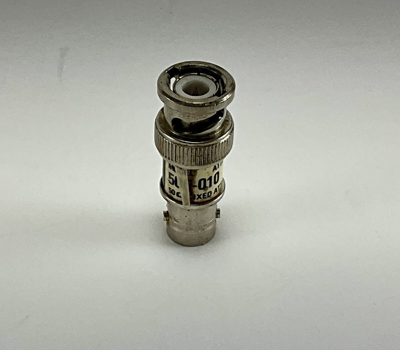 50F-010 JFW Fixed Attenuator - DC-2GHZ - 50ohm- 10db- Fixed Attenuator - USED gallery