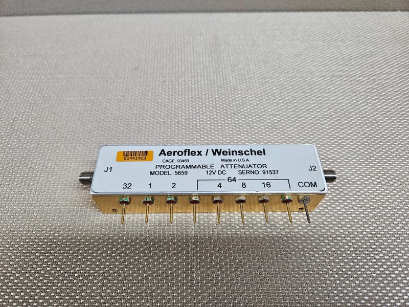 Aeroflex/Weinschel Programmable Attenuator Model 5659 (3200-1) 12VDC