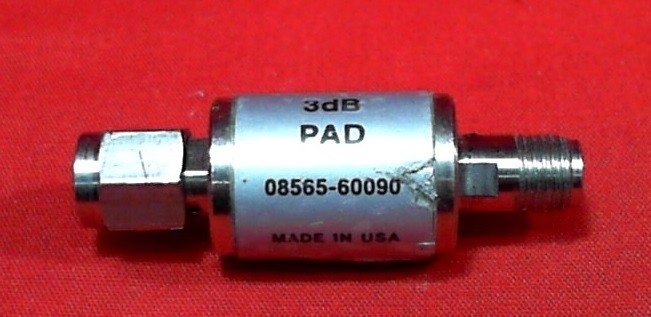 HP - Agilent - Keysight 08565-60090 DC-21GHz Attenuator, 3dB SMA gallery