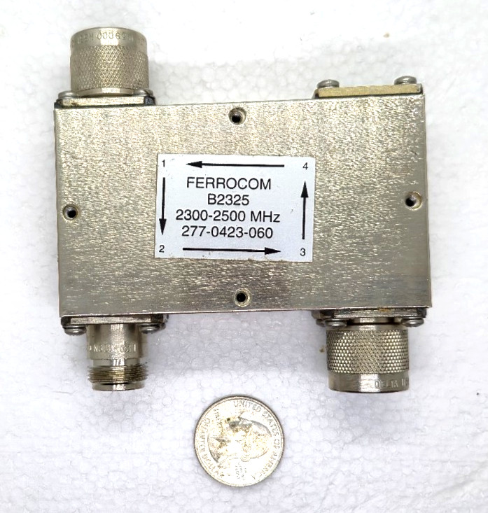 RFS Ferrocom Coaxial Isolator B2325 2300-2500 Mhz Type N Connectors gallery