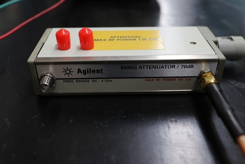 Agilent 8495G /002/011 DC-4GHz 70dB step Attenuator gallery
