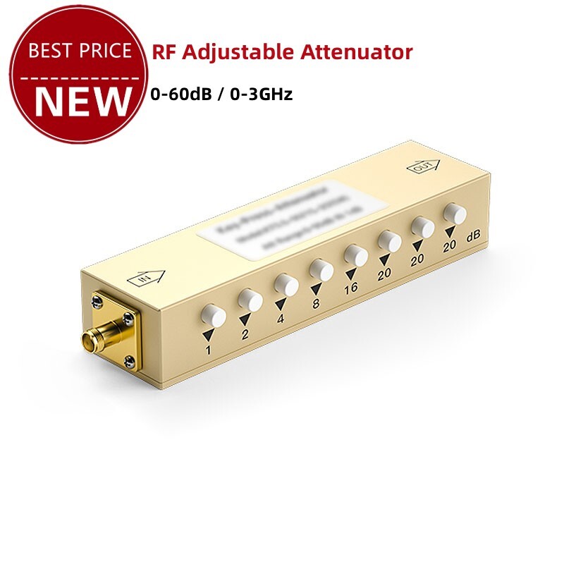 2W SMA – KK 0-60dB 0-3G RF Adjustable Attenuator Digital Step RF Attenuator tops