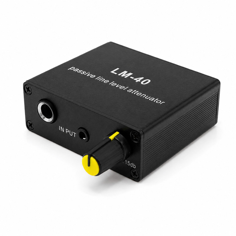 LM40 Passive Line Level Attenuator 3.5mm Audio Control for Mixer Recorder Camera gallery