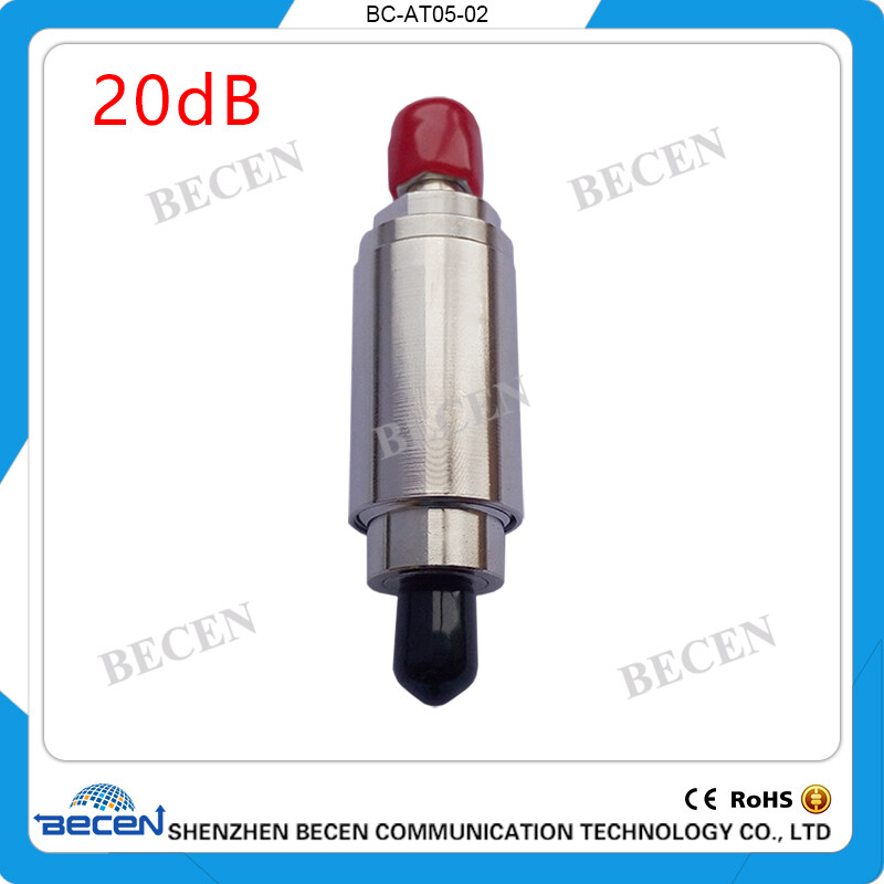 Rf Fixed Attenuator 5W SMA Attenuator 20DB Plug male to Jack female DC-3Ghz