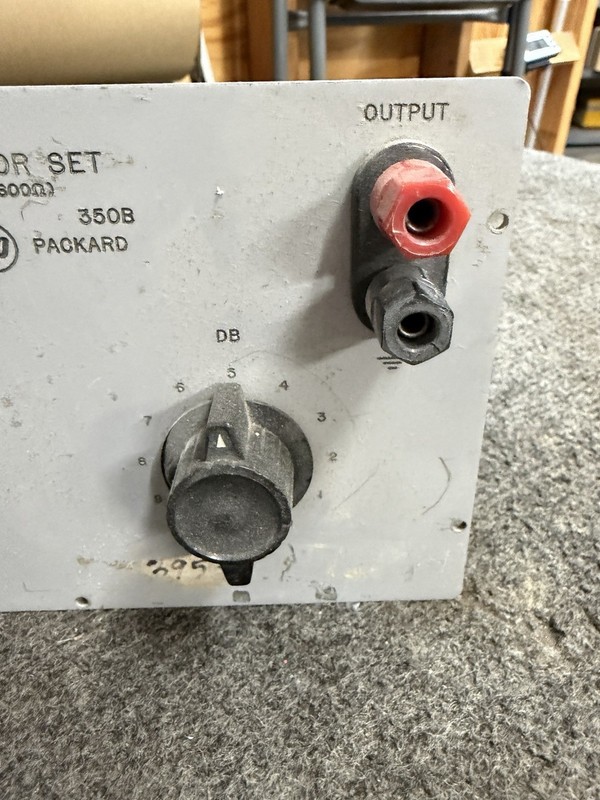 HP Hewlett-Packard 350B 5 Watt 600 Ohm Attenuator Set - Vintage Test Equipment gallery