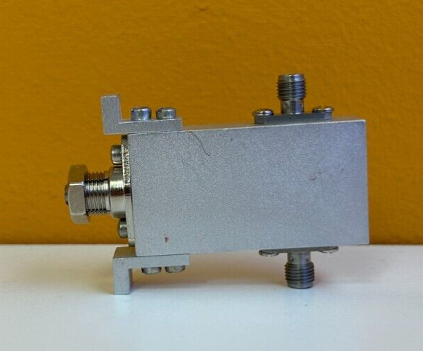 Alan 50CA12.4-20PM 8 to 12.4 GHz, 0-20 dB, SMA, Panel Mount, Attenuator. Tested! gallery