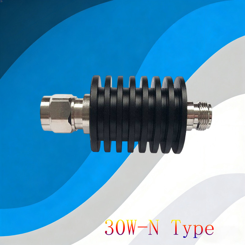 30W N-Type RF Coaxial | DC-3GHz/4GHz 50Ω Attenuator for Communication Systems
