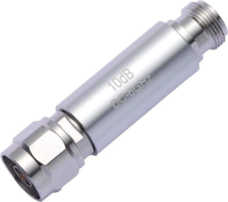N-Type 2W 40dB Attenuator DC-6GHz 50 Ohm N Male Female RF Systems Testing Lab