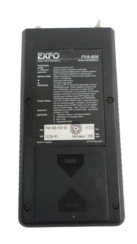 Exfo Electro Optical Engineering Variable Attenuator FVA-60A - Free Shipping gallery