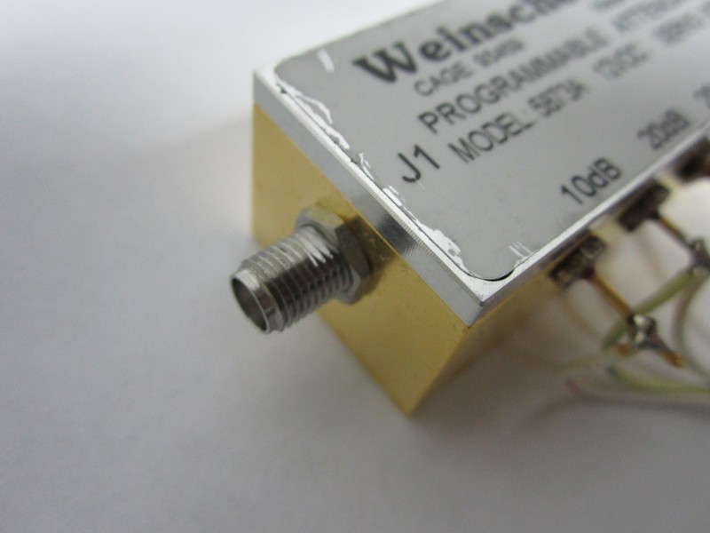 RF WEINSCHEL PROGRAMMABLE ATTENUATOR MICROWAVE FREQUENCY RACAL BIN#F3-48 gallery