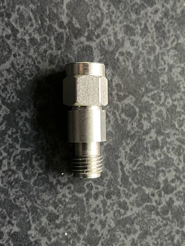 Qty 2, Fairview SA4012 6 dB Fixed Attenuator 2.92mm M Plug to 2.92mm F Jack.