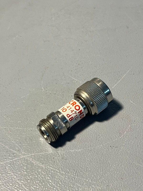 Micronde R414710 Fixed RF Attenuator 10dB gallery