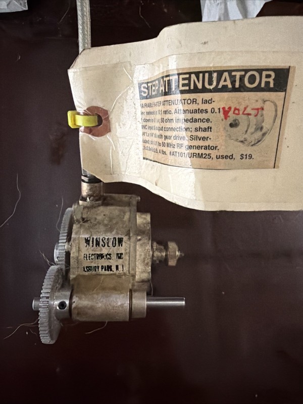 WINSLOW rf step attenuator AT-120