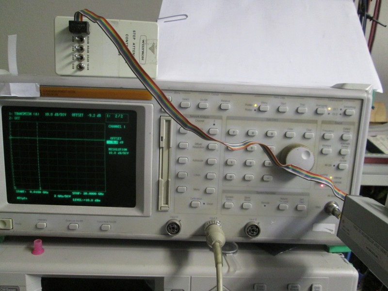 Wiltron C34747 Step Attenuator 20 GHz 110dB 10dB step TESTED GOOD 3.5mm F-F conn gallery