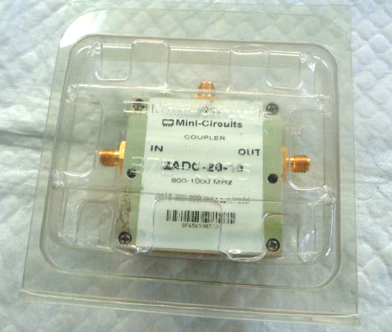 MINI CIRCUITS ZADC-20-10 DIRECTIONAL COUPLER SMA 80-1000MHz