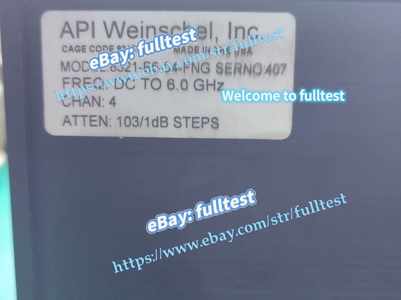 1pcs Aeroflex, API Weinschel Programmable Attenuator 8321-B6-04-FNG -fulltest gallery