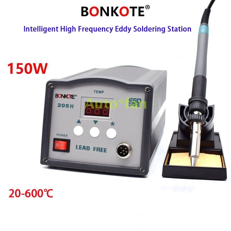 1 Pc. New BONKOTE 205H 150W Intelligent Digital Display HF Soldering Station Kit