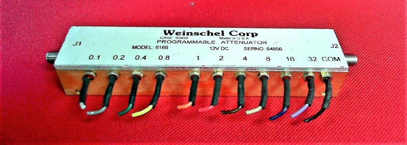 Weinschel 6169 64.50dB DC-3GHz 12V Programmable Attenuator gallery