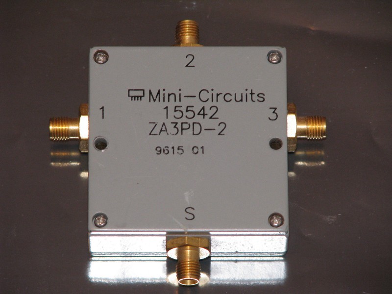 Mini Circuits Coaxial Power Splitter, 1000 to 2000 MHz, ZA3PD-2