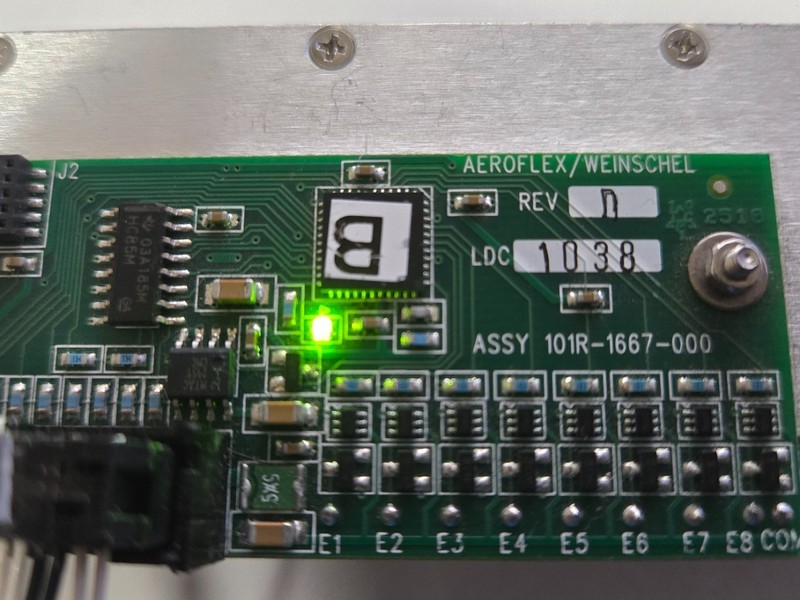 Aeroflex/Weinschel Programmable Step Attenuator 3408T-55.75, 6GHz .25dB TESTED gallery