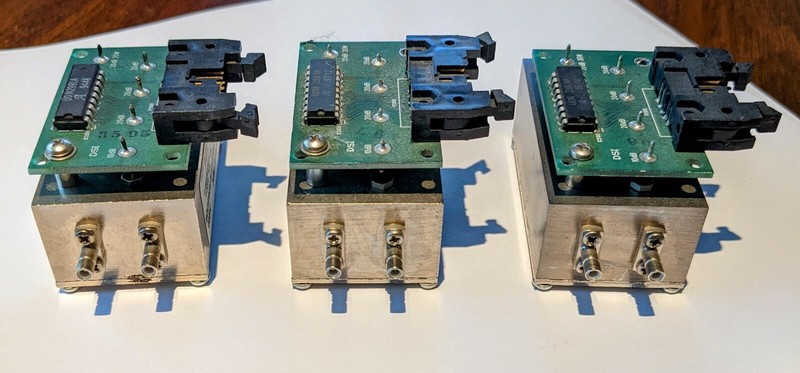 Qty. 3:  WAVETEK PROGRAMMABLE ATTENUATOR 34280, Model 1114-00-0561 & 0587 gallery