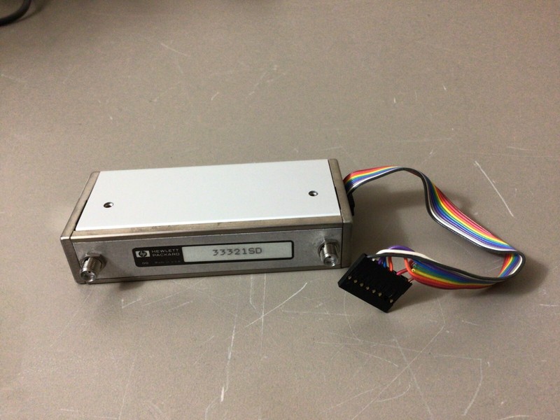 HP 33321SD DC to 4 GHz, 0-75 dB, SMA Programmable Step Attenuator