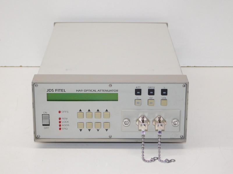 JDS Uniphase HA9 Optical Attenuator HA9503-FPL2 Digital Display Fitel Unit gallery