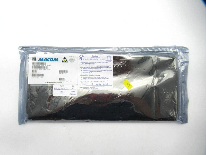 MACOM MAAV-011013 Attenuators, 5-45GHz IL 1.5dB Atten. 30dB *13 QTY NEW* gallery