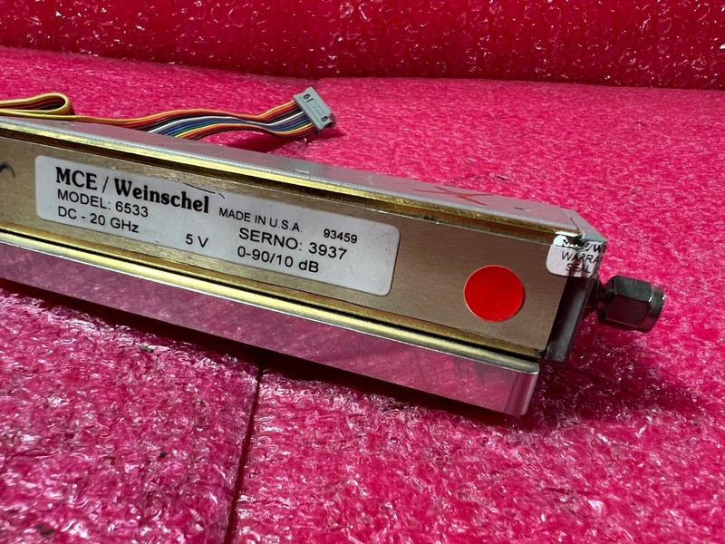MCE Weinschel 6533 DC-20 GHz 3937 AS-IS gallery