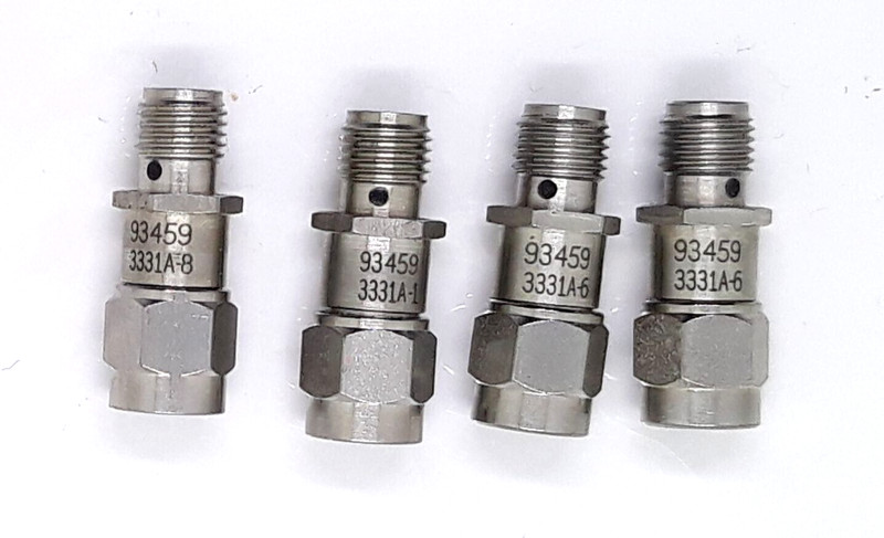 Weinschel 3331A Fixed Coaxial Attenuators SMA (M) to SMA( F) Four Count
