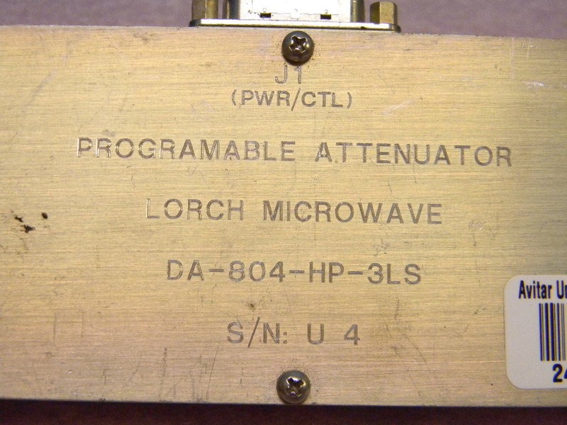 Lorch Microwave DA-804-HP-3LS SMA Programmable RF Attenuator gallery