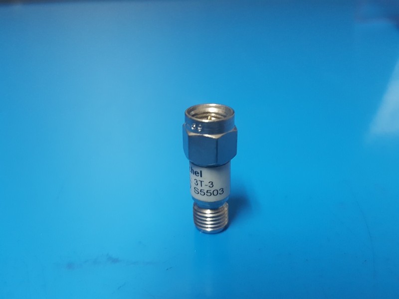 Weinschel 3T-3: Coaxial RF Attenuator 2 W, DC-12.4 GHz (S5503) gallery