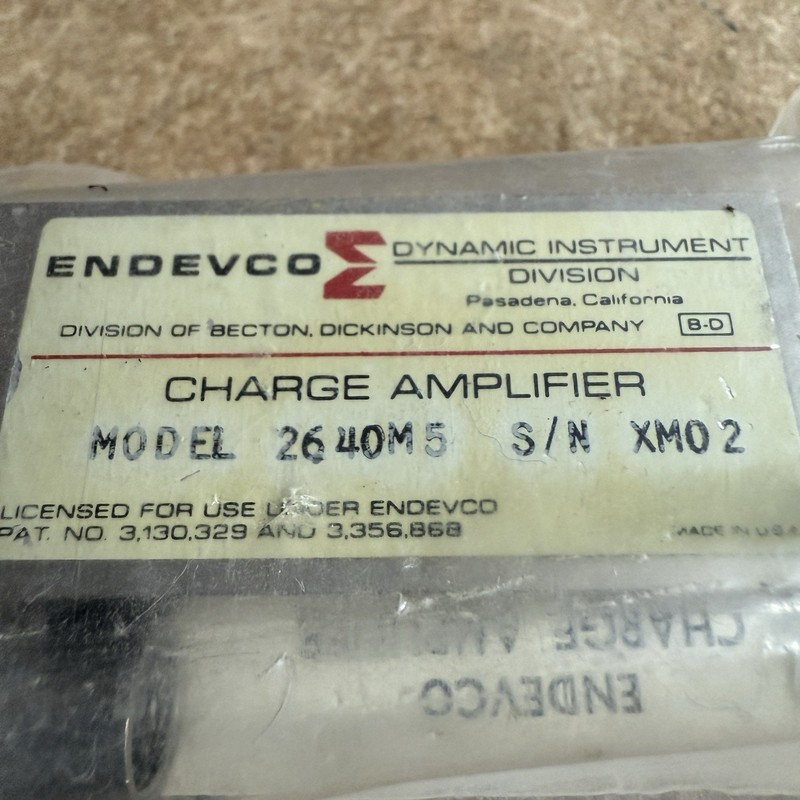 Endevco Charge Amplifier 2640 New NOS Vintage Becton Dickinson Test Equipment gallery