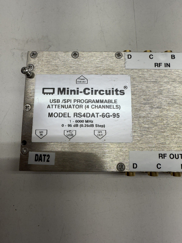 Mini-Circuits USB/SPI Programmable Attenuator (4 Channels) gallery