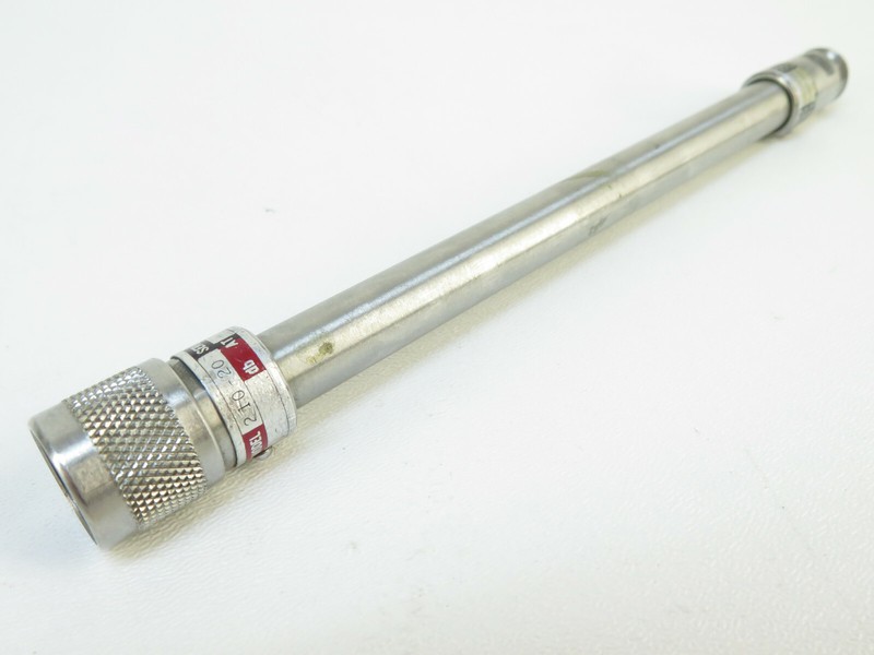 Weinschel Engineering 210-20 – 18.8dB@2KMC, 19.9dB@4KMC, 20.6dB@10KMC – 1 Watt