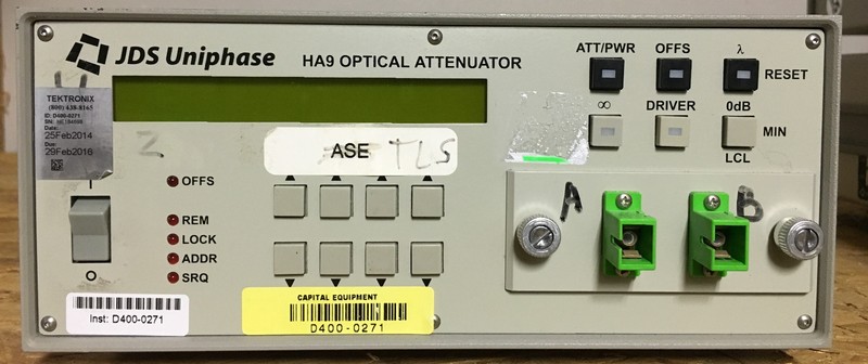 JDS Uniphase JDSU HA9 HA097+20KSU1 Programmable Attenuator