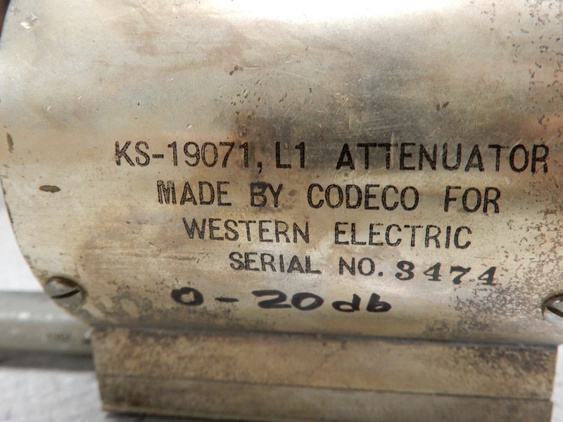 Codeco for Western Electric 0-20 dB Step RF Attenuator - Great Quality gallery