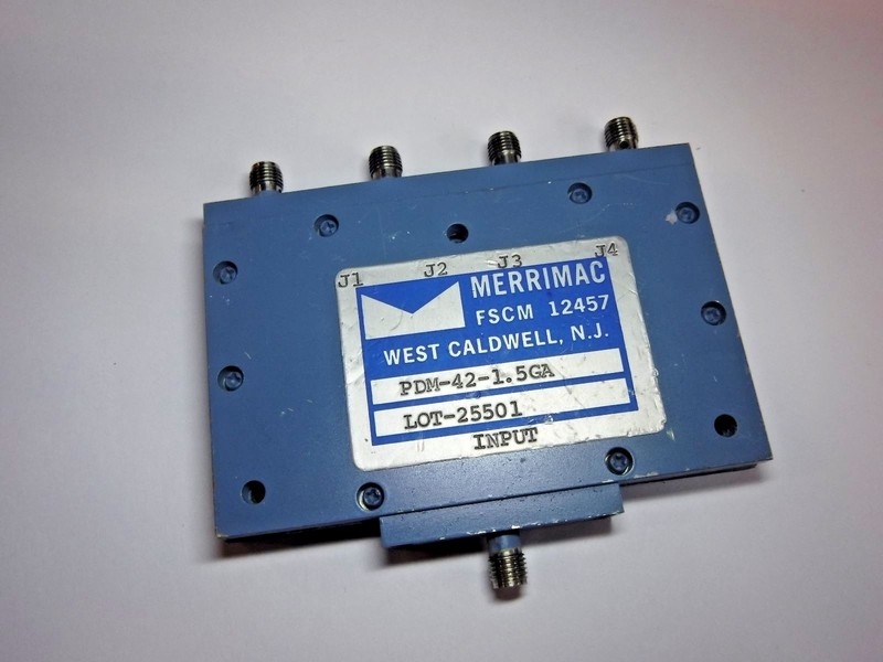Merrimac PDM-42-1.5GA Coaxial Attenuator (Lot 25501, FSCM 12457)