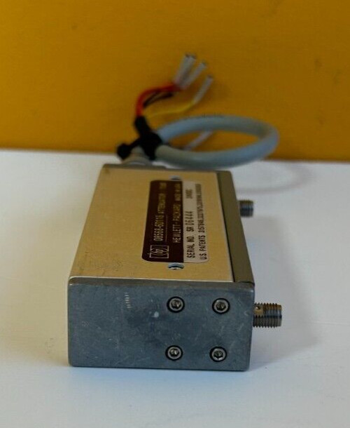 HP Agilent 08568-60118 DC-18 GHz, 0-70 dB, SMA, Step Attenuator + Cable. Tested! gallery