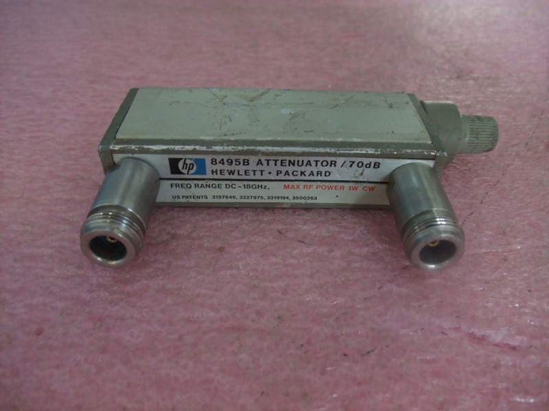 HP 8495B ATTENUATOR / 70DB OPTION 001 18 GHZ 0 to 70DB working