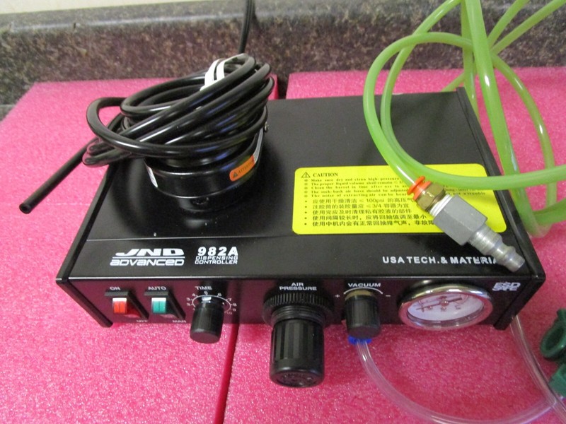 JND Advance 982A Automatic Dispensing Controller + Air Seal 41SH12 Foot Switch gallery