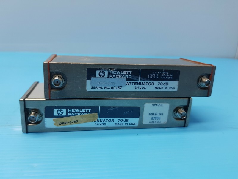 HP Agilent Keysight 5086-6783 Programmable 70dB Attenuator Lot of 2