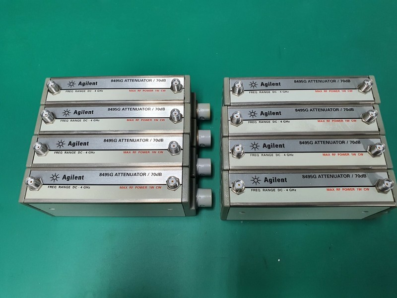 Agilent 8495G: Program Step Attenuator DC-4Ghz 70 dB (Opt. 002 011)