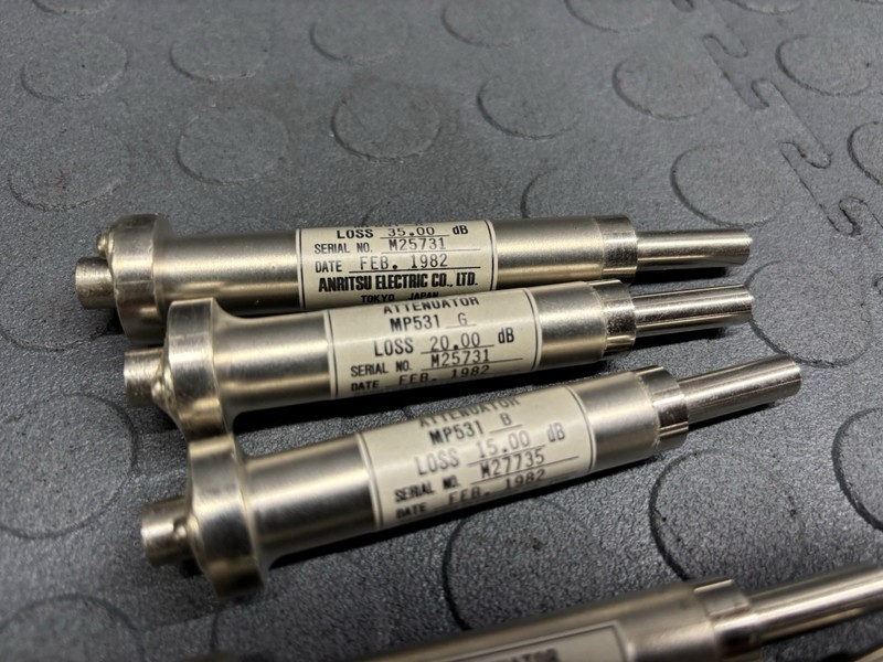 Anritsu Attenuator Set 3 5 10 15 20 35 dB ATT Long Lines Vintage MP531 gallery