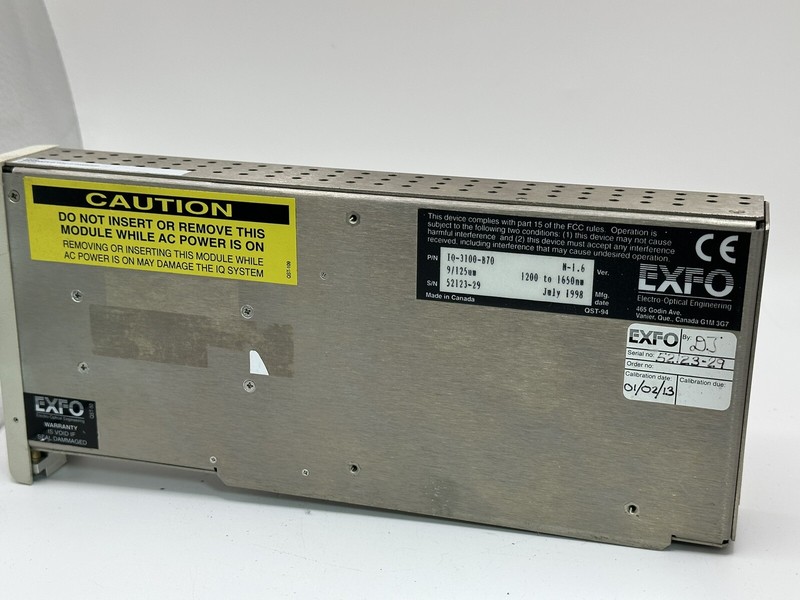 EXFO IQ-3100-B70 : Variable Attenuator 1200 to 1650nm (52123-29) gallery