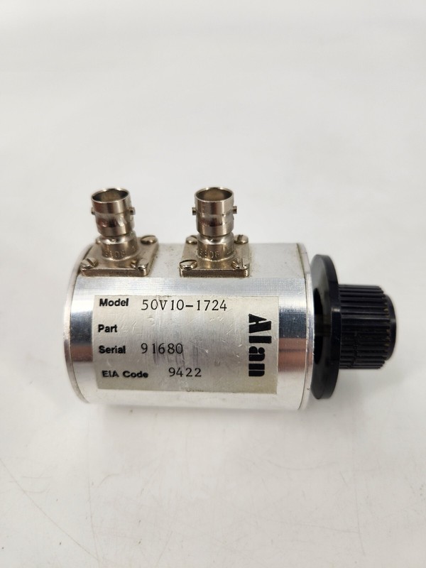 Alan 50V10-1724 Step Attenuator 0-10db In 1db Steps BNC