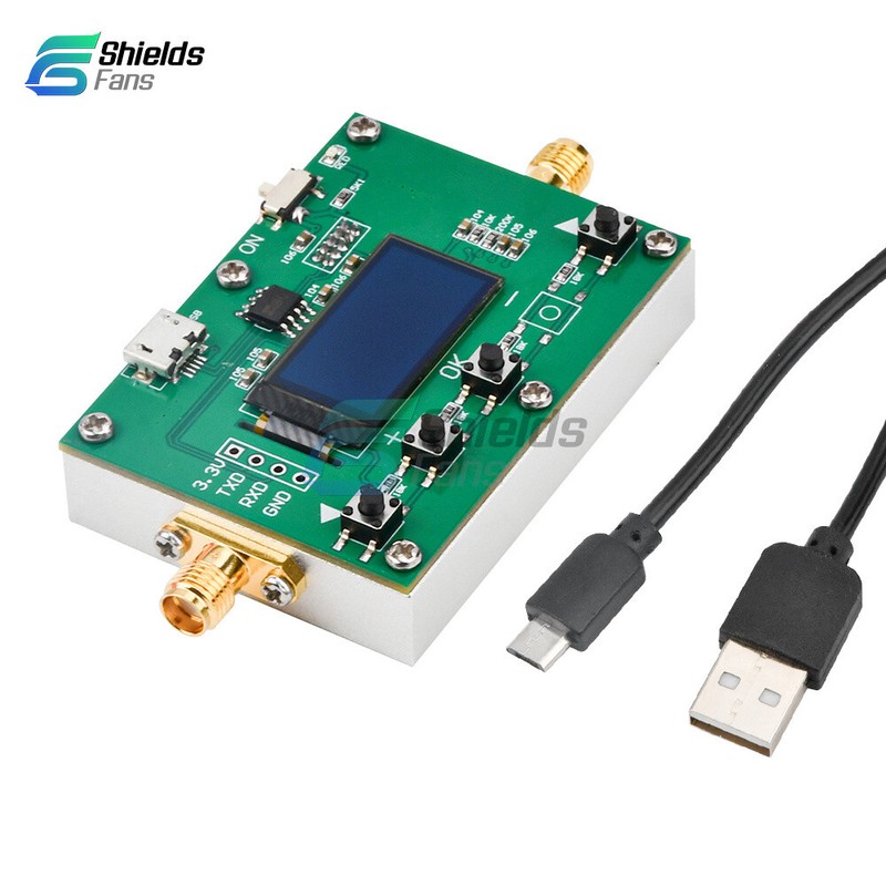 6Ghz RF Digital Attenuator 30DB Step 0.25DB OLED Pogrammable Attenuator Module gallery