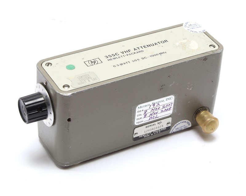 Hewlett Packard 355C Manual Step Attenuator, DC to 1000 MHz